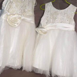 IVORY Flower girl dress 5y